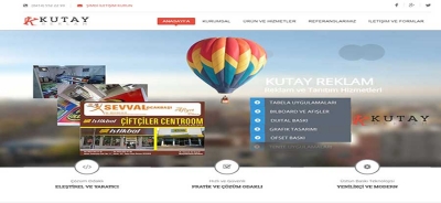 Kutay Reklam web Sitesi açılmıştır